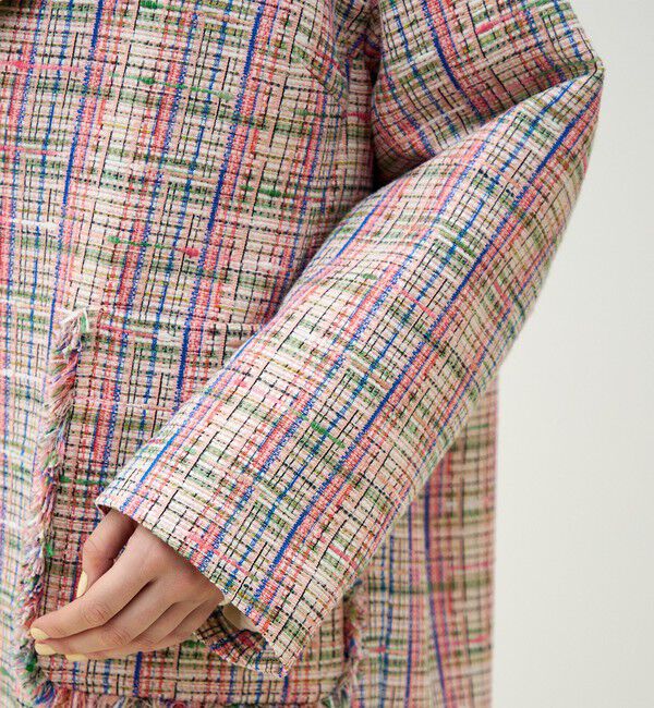 MACPHEE「スプラウトツイード コクーンコート」|チェスターコート|