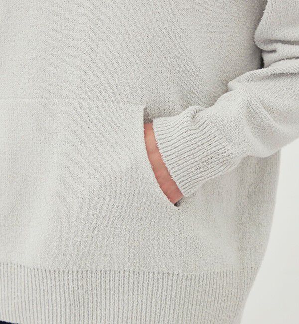 GALERIE VIE「シルク フーデッドプルオーバー」|ニット・セーター|