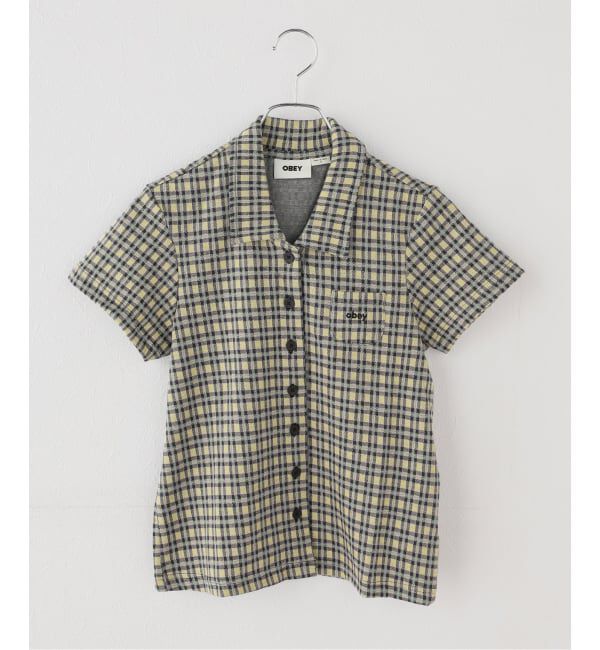 JOINT WORKS「OBEY / オベイ LILA MICRO CHECK SS」|シャツ・ブラウス|イエロー