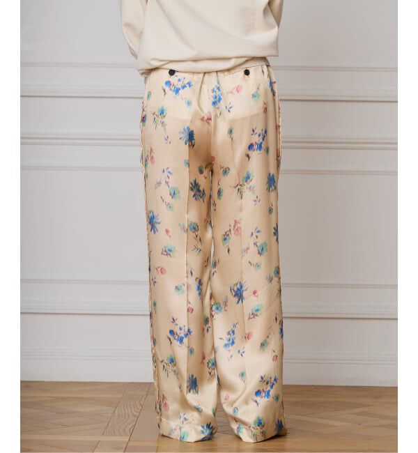 IENA LA BOUCLE「IENA LA BOUCLE ボタニカルプリントイージーパンツ」|その他|