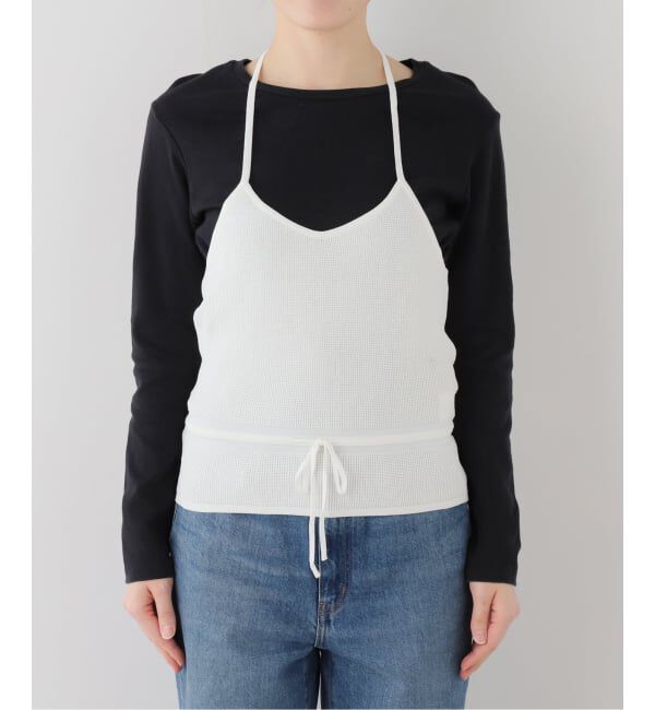 SLOBE IENA「URAGO/ユラゴ ホルターネックニット 250607」|ニット・セーター|ホワイト