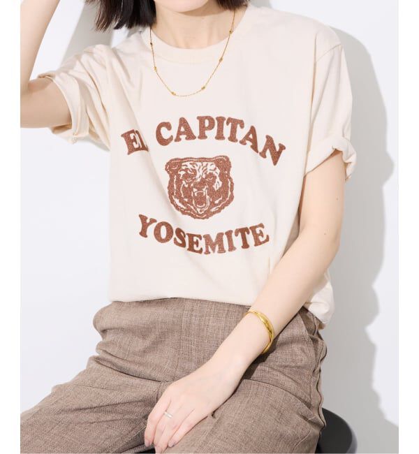 SLOBE IENA「MIXTA/ミクスタ SLOBE別注 EL CAPITAN TEE」|Tシャツ・カットソー|ナチュラル