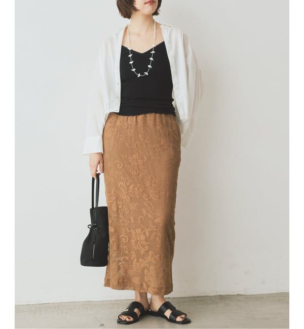 SLOBE IENA「《シリーズあり/予約》レースカットスカート」|スカート|