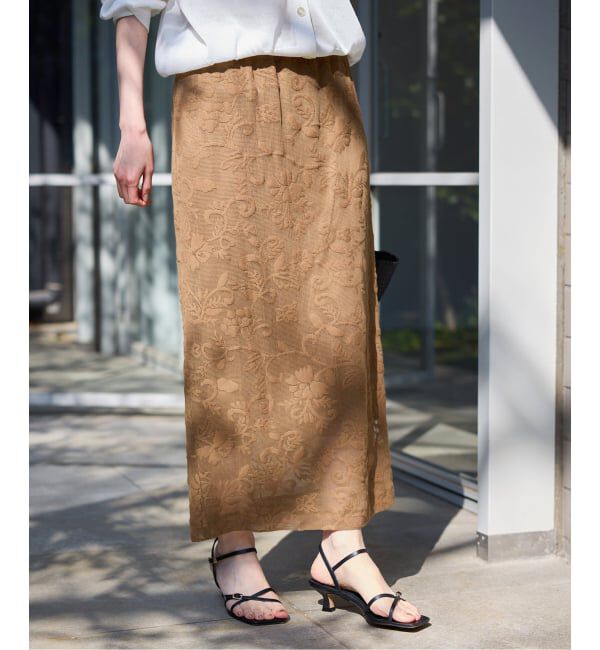 SLOBE IENA「《シリーズあり/予約》レースカットスカート」|スカート|