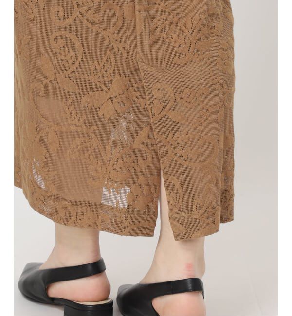 SLOBE IENA「《シリーズあり/予約》レースカットスカート」|スカート|