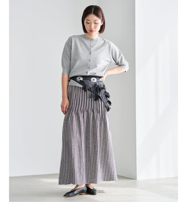 IENA「《新色あり/追加5予約》LEVITAクルーカーディガン」|カーディガン|