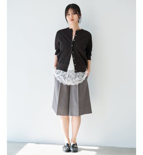 IENA「《新色あり/追加5予約》LEVITAクルーカーディガン」|カーディガン|