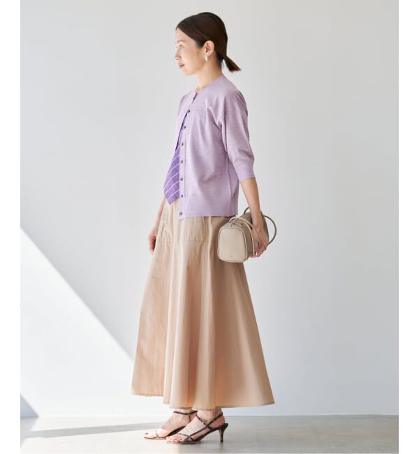 IENA「《新色あり/追加5予約》LEVITAクルーカーディガン」|カーディガン|