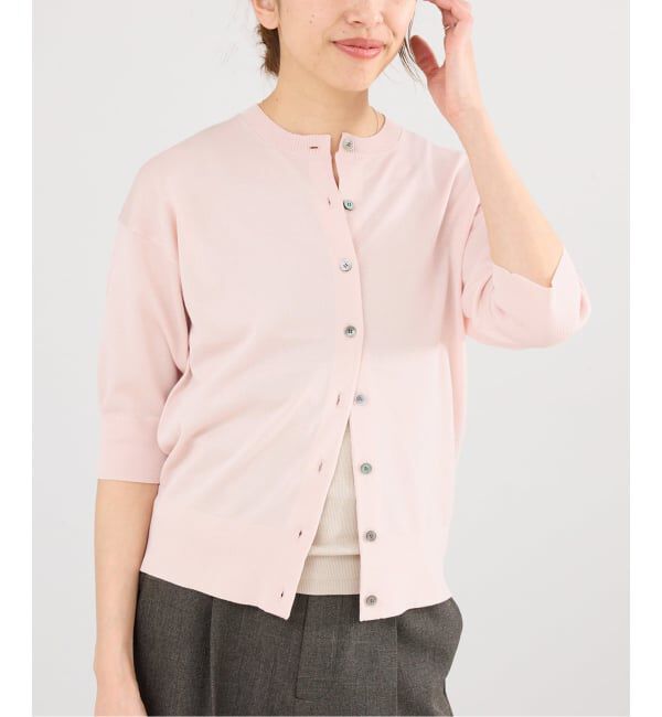 IENA「《新色あり/追加5予約》LEVITAクルーカーディガン」|カーディガン|