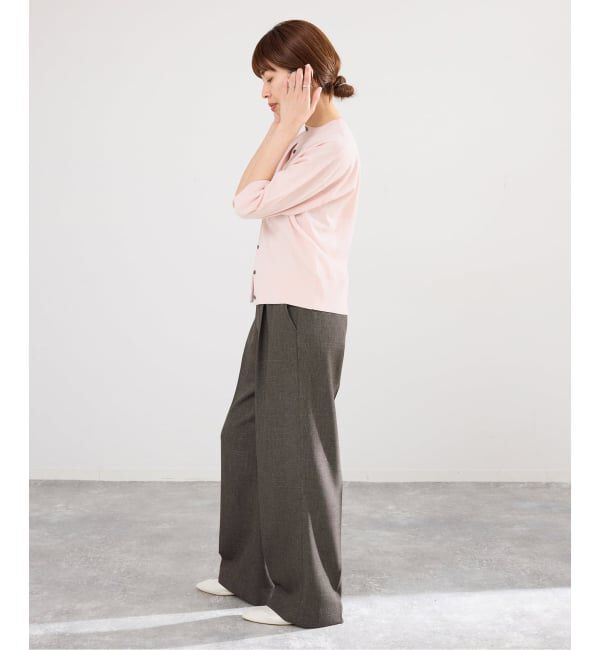 IENA「《新色あり/追加5予約》LEVITAクルーカーディガン」|カーディガン|