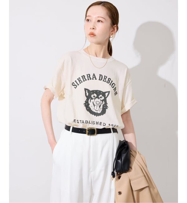 SLOBE IENA「《予約》Sierra Designs/シエラデザインズ SLOBE別注 DOG TEE」|Tシャツ・カットソー|