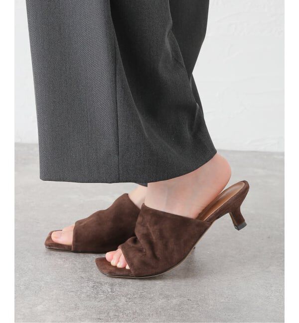 SLOBE IENA「REMME/レメ SLOBE別注 スウェードミュール」|サンダル|