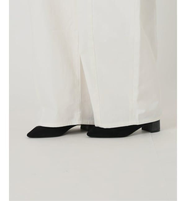 IENA LA BOUCLE「NEPLA. ネプラ サイドWベルトカーブパンツ IS02A-6S」|デニム|