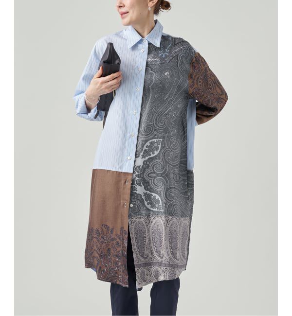 VERMEIL par iena「PIERRE LOUIS MASCIA ピエール ルイマーシャ Long Sleeve シャツ CML12698」|シャツ・ブラウス|