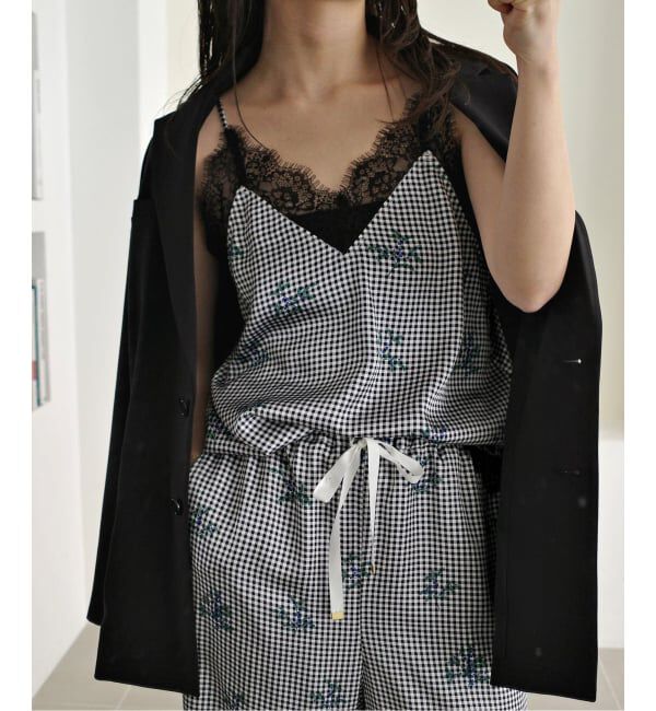 SLOBE IENA「《追加予約》Margaux Dereume &times; SLOBE lingerie キャミブラウス」|キャミソール|