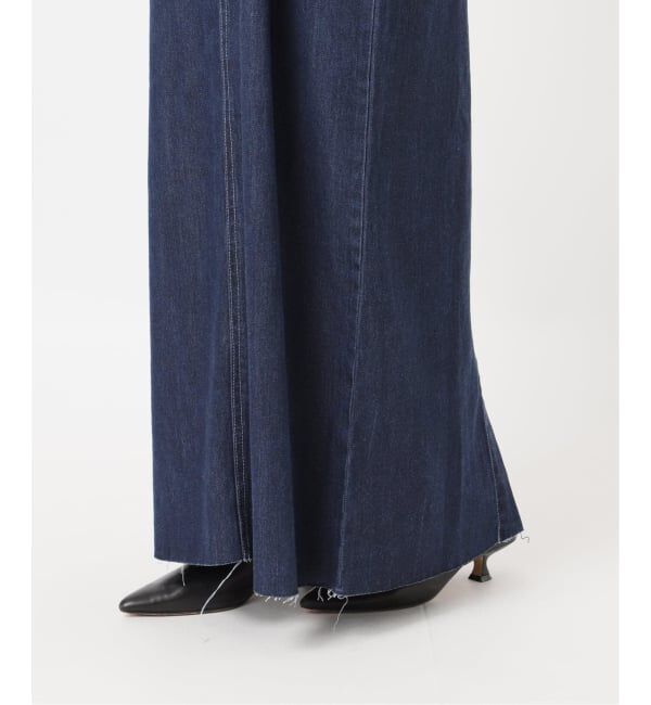 SLOBE IENA「《WEB限定/追加予約》LEDENIM ナローフレアデニムジャンパースカート」|ワンピース|