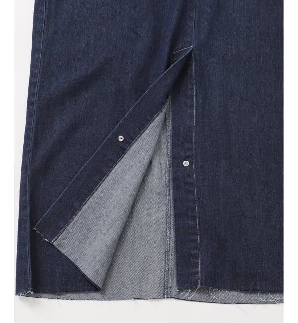 SLOBE IENA「《WEB限定/追加予約》LEDENIM ナローフレアデニムジャンパースカート」|ワンピース|