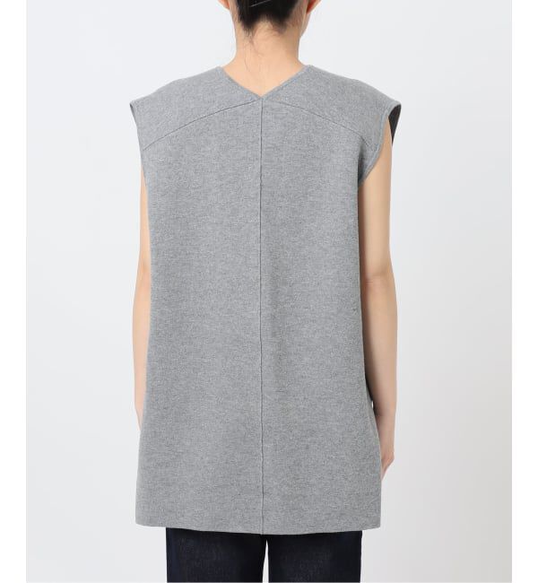 SLOBE IENA「《WEB限定/追加予約》ダブルフェイスコットンニットベスト」|ベスト・ジレ|
