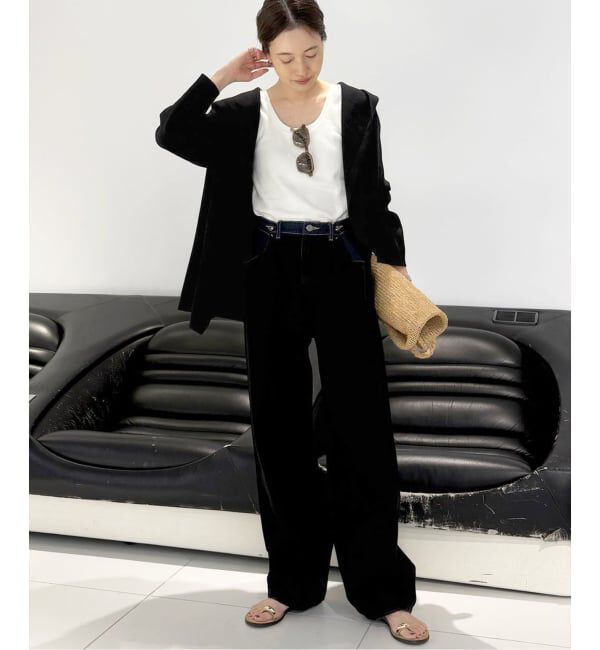 SLOBE IENA「《WEB限定/追加予約》ニットフーディーカーディガン」|カーディガン|