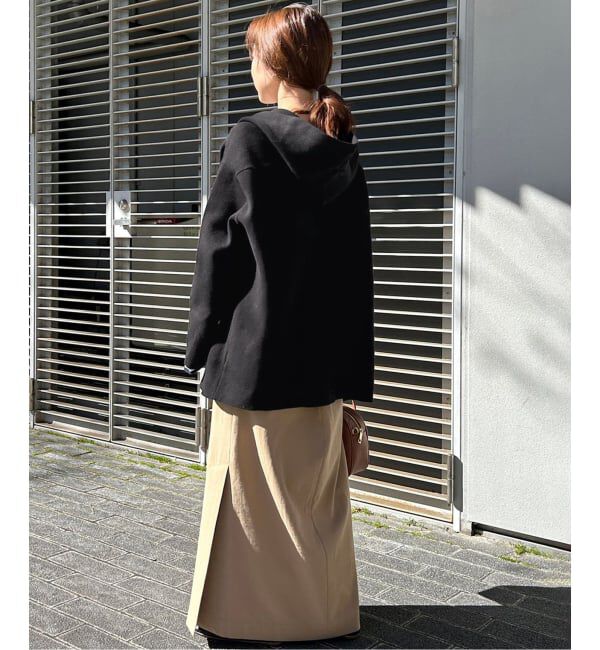 SLOBE IENA「《WEB限定/追加予約》ニットフーディーカーディガン」|カーディガン|