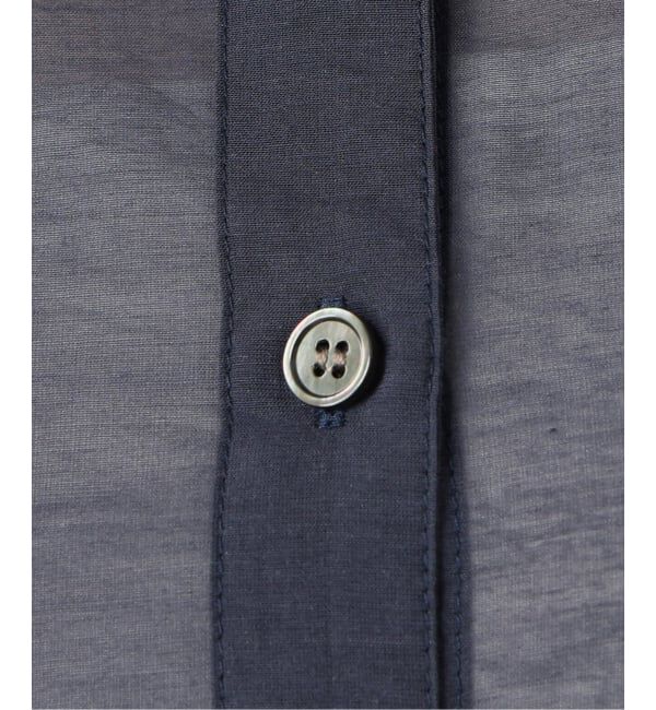 SLOBE IENA「《予約》シアーバンドカラーシャツ」|シャツ・ブラウス|