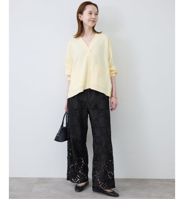 SLOBE IENA「《追加予約》コットンレースイージーパンツ」|その他|