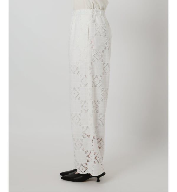SLOBE IENA「《追加予約》コットンレースイージーパンツ」|その他|