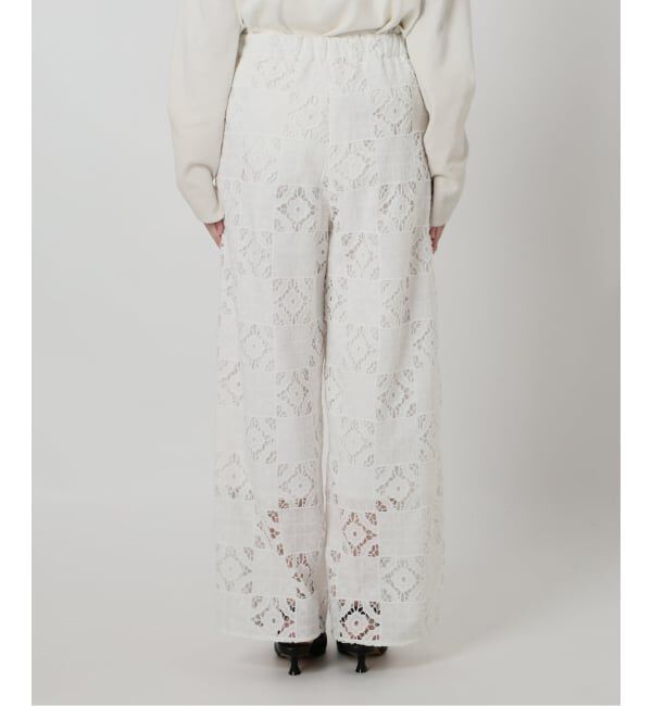 SLOBE IENA「《追加予約》コットンレースイージーパンツ」|その他|