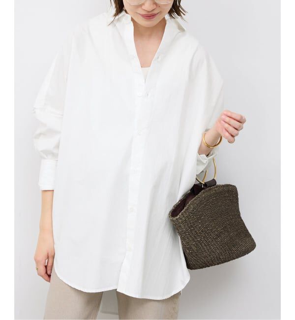 SLOBE IENA「《WEB限定/追加予約》オーバーサイズシャツ」|シャツ・ブラウス|