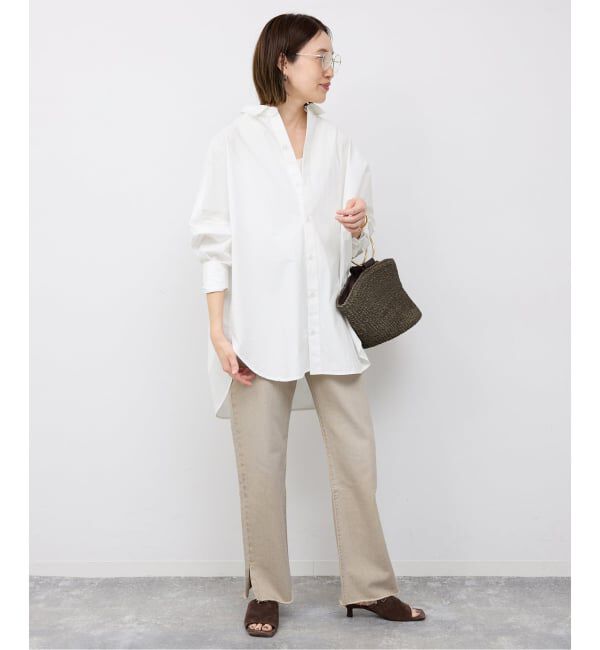 SLOBE IENA「《WEB限定/追加予約》オーバーサイズシャツ」|シャツ・ブラウス|