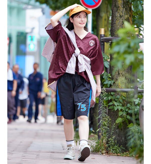 Paris Saint-Germain「【Paris Saint-Germain】75 ナンバリング ナイロンショーツ」|その他|