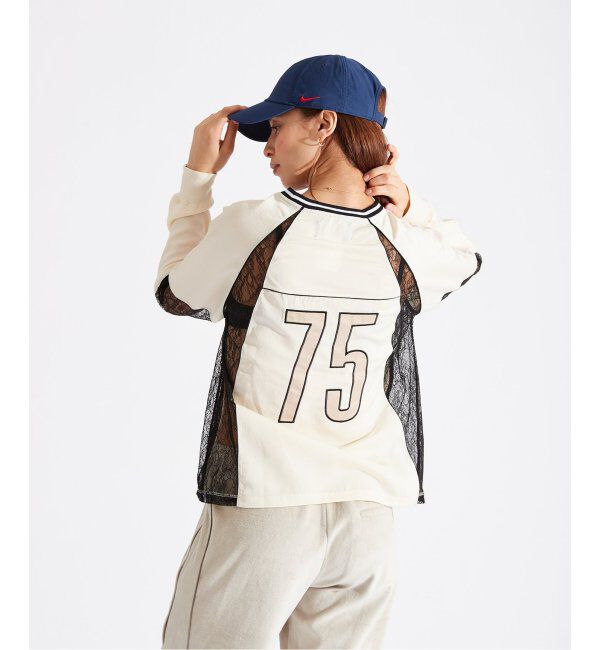 Paris Saint-Germain「【Paris Saint-Germain / パリ・サン＝ジェルマン】SATINxLACE GAME TOPS」|Tシャツ・カットソー|