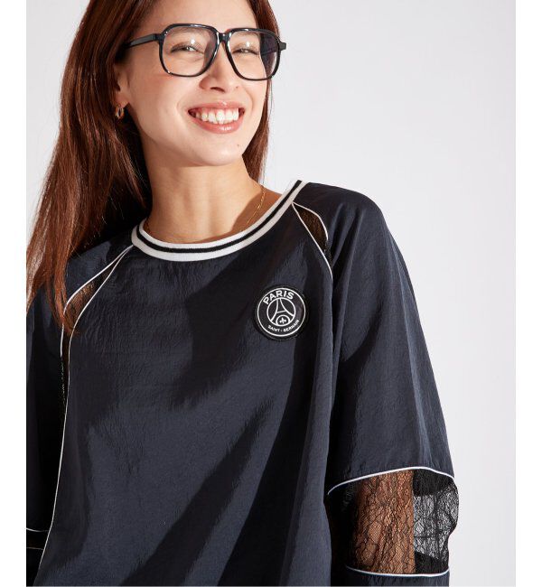 Paris Saint-Germain「【Paris Saint-Germain / パリ・サン＝ジェルマン】SATINxLACE GAME TOPS」|Tシャツ・カットソー|