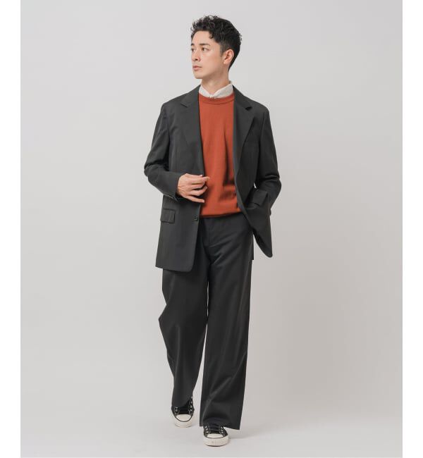 EDIFICE「E. SC-OFFLIMITS ノータックパンツ【セットアップ着用可能】」|スラックス|