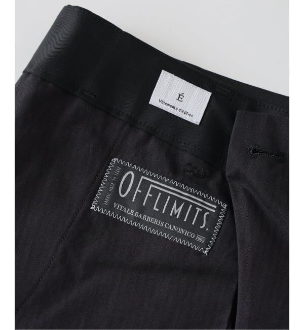 EDIFICE「E. SC-OFFLIMITS ノータックパンツ【セットアップ着用可能】」|スラックス|