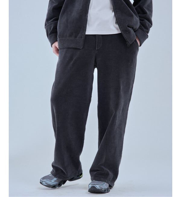 EDIFICE「Ecofade シェニール パンツ」|スラックス|