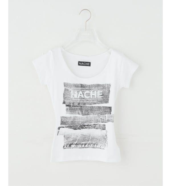 PULP「【Geek Office / ギークオフィス】NACHE / ナチェ COLLAGE LOGO PRINTED T-SHIRT」|Tシャツ・カットソー|ナチュラル