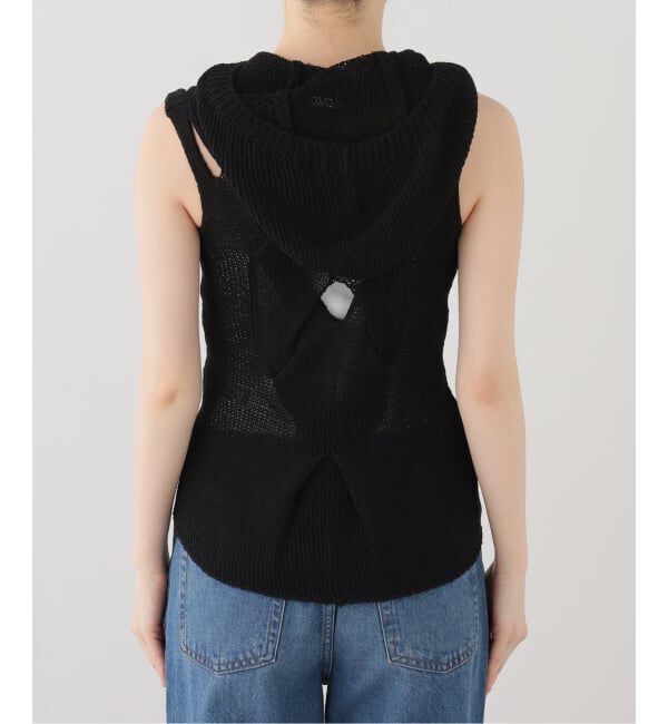 PULP「【Geek Office / ギークオフィス】NACHE / ナチェ OUT IN KNITTED SLEEVELESS」|ニット・セーター|