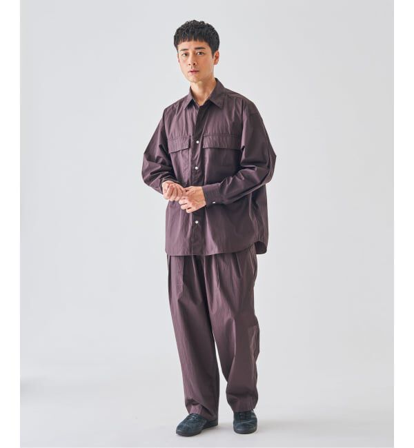 EDIFICE「《予約》タイプライター イージー パンツ」|スラックス|