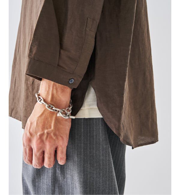 EDIFICE「《予約》シアー リネン 8S レギュラーシャツ」|シャツ・ブラウス|