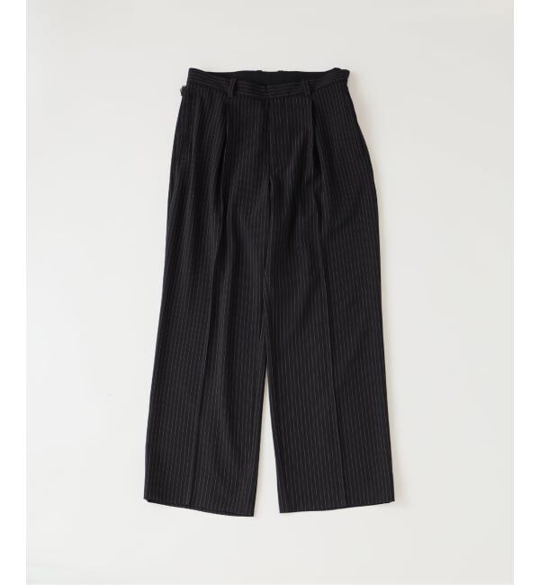 EDIFICE「《予約》ストライプ サイド アジャスト ワイド パンツ」|その他|