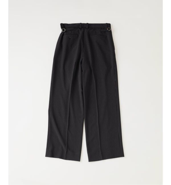 EDIFICE「《予約》ストライプ サイド アジャスト ワイド パンツ」|その他|