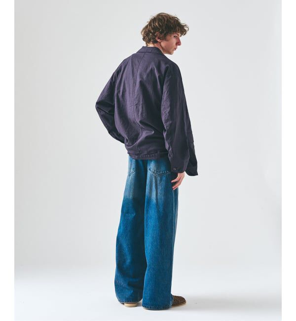 417 EDIFICE「ガーメントウォッシュ シャツジャケット」|テーラードジャケット|