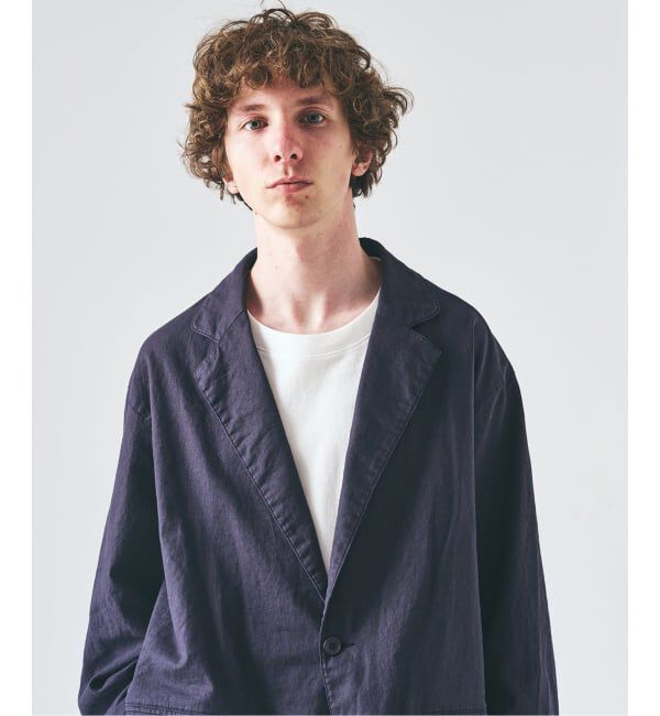 417 EDIFICE「ガーメントウォッシュ シャツジャケット」|テーラードジャケット|
