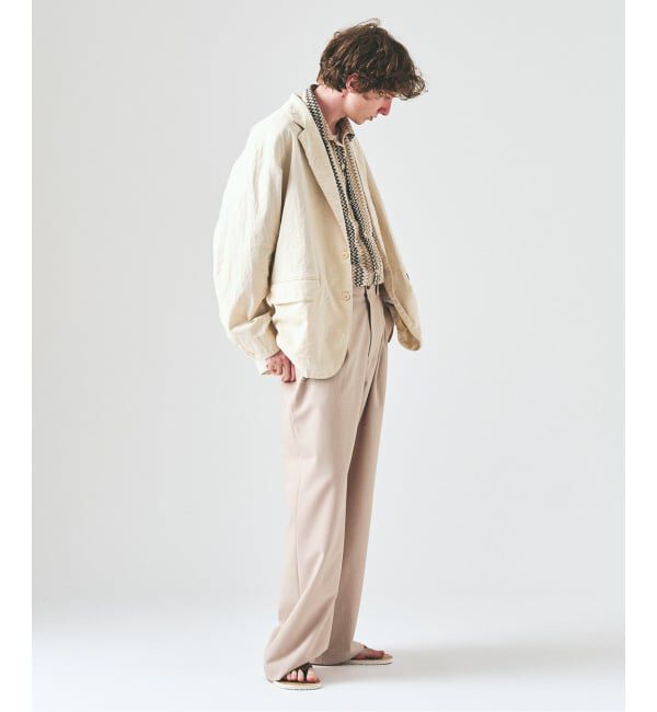 417 EDIFICE「ガーメントウォッシュ シャツジャケット」|テーラードジャケット|