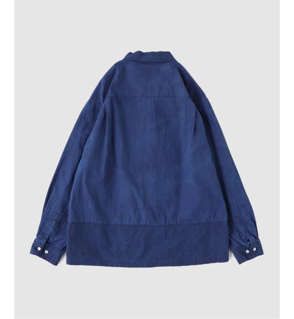 EDIFICE「tatamass(タタマス) シェニール インディゴ シャツ」|シャツ・ブラウス|