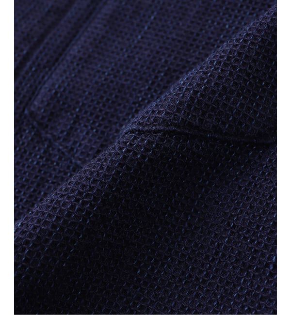 EDIFICE「tatamass(タタマス) ワッフル ドビー バンドカラー シャツ」|シャツ・ブラウス|