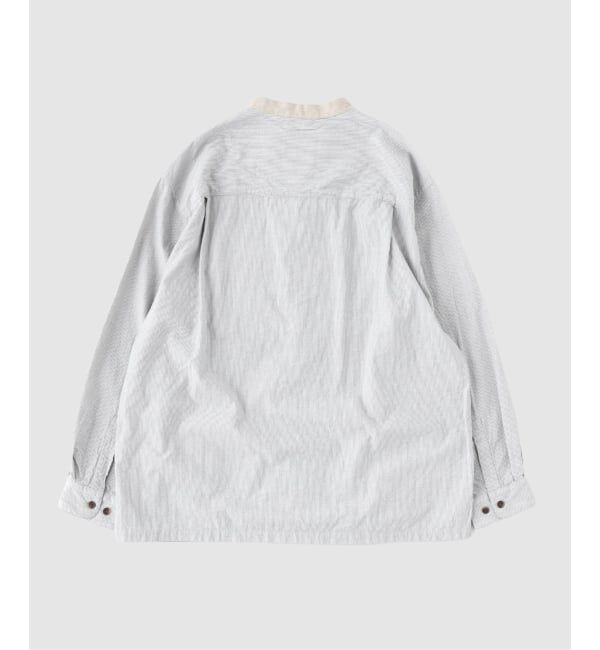 EDIFICE「tatamass(タタマス) インディゴ ストライプ シャツ」|シャツ・ブラウス|