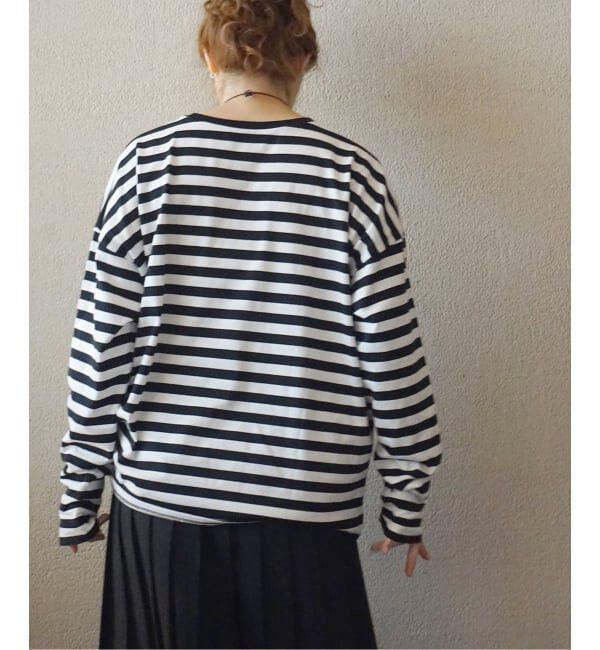 journal standard luxe「テンジクボーダー CN-Big-プルオーバー」|Tシャツ・カットソー|