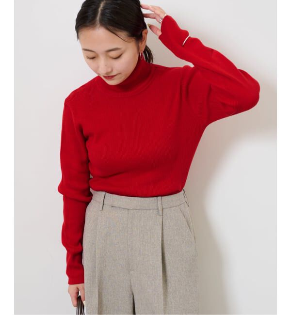 JOURNAL STANDARD relume「《追加3》スイスオーガニックコットンタートルネックプルオーバー」|ニット・セーター|